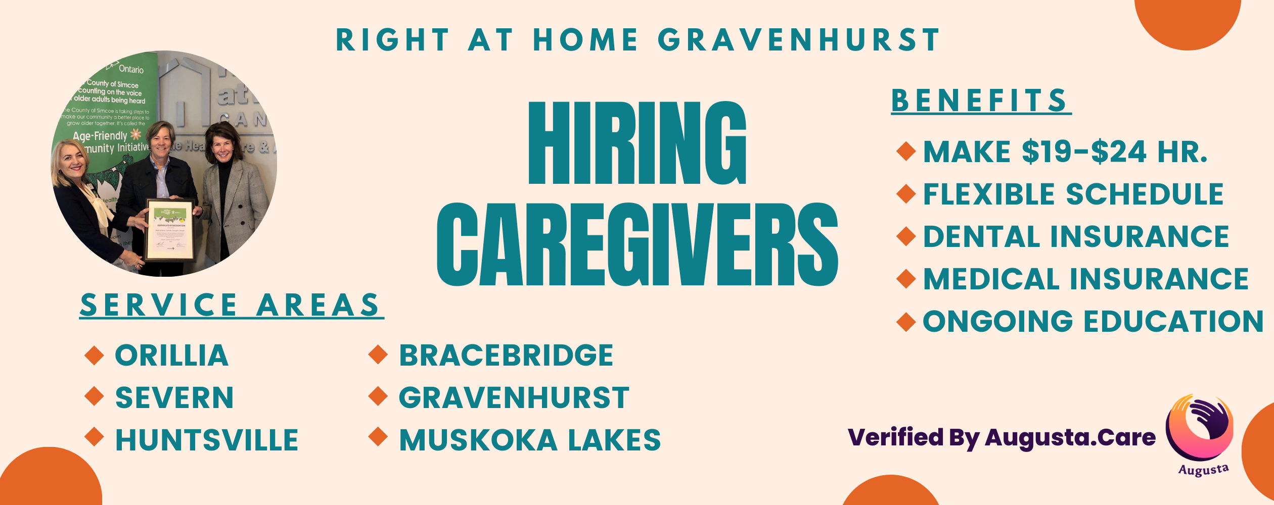 Senior Home Care Job in Bracebridge, ON Right at Home Gravenhurst
